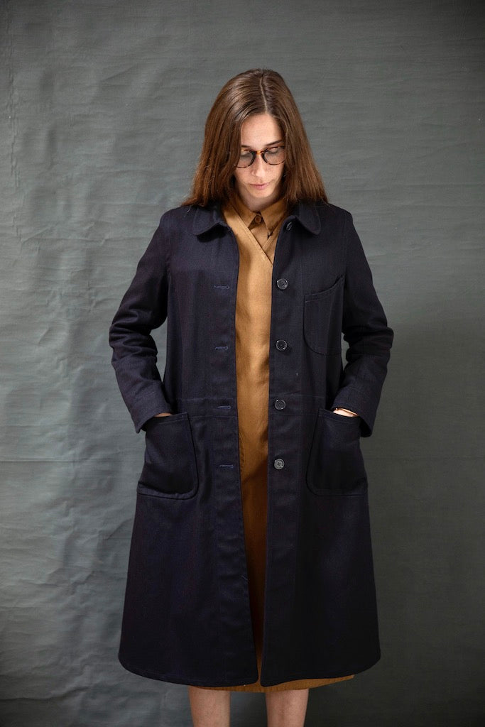 Navy Stout Cotton Twill