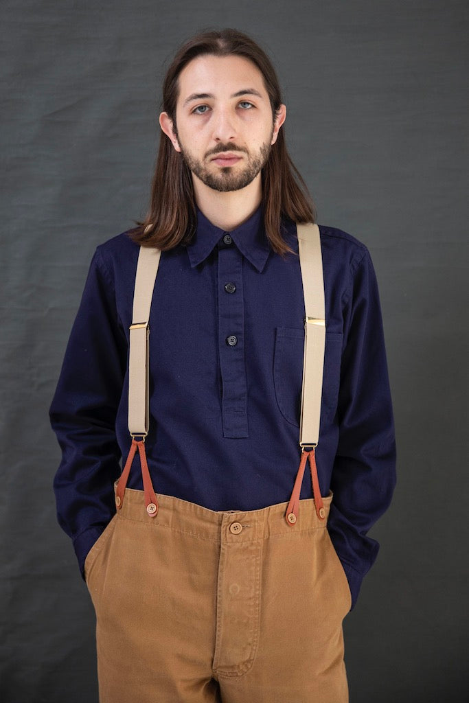 Navy Shirt Cotton